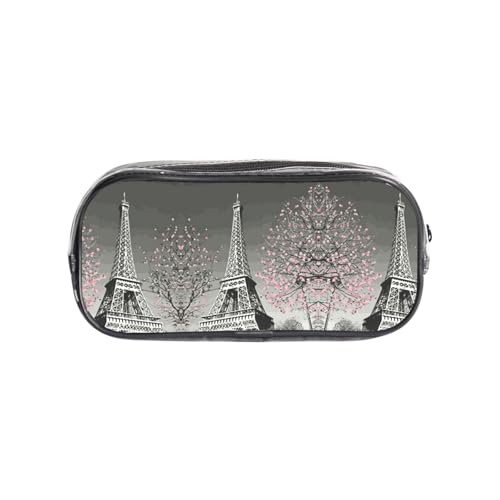 SDEGTHO Astuccio trasparente con stampa della Torre Eiffel di Parigi,