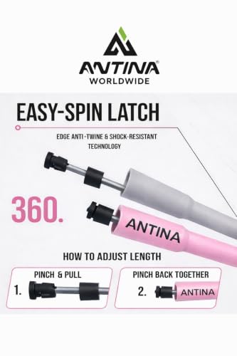 Image of Worldwide Adjustable Skipping Rope for Men & Women Speed Jump Rope for Exercise, Gym, Sports & Fitness