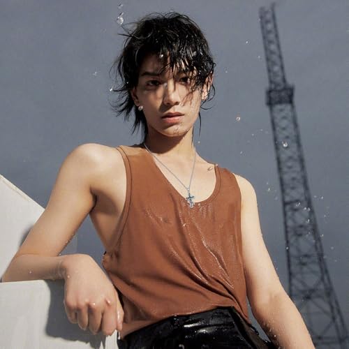 Crucifix Necklace 925 Sterling Silver Jesus/Orthodox Cross Pendant Gold Plated Necklace Abalone/Turquoise/Malachite Cross Jewelry Gift for Men Women Friend Brother2