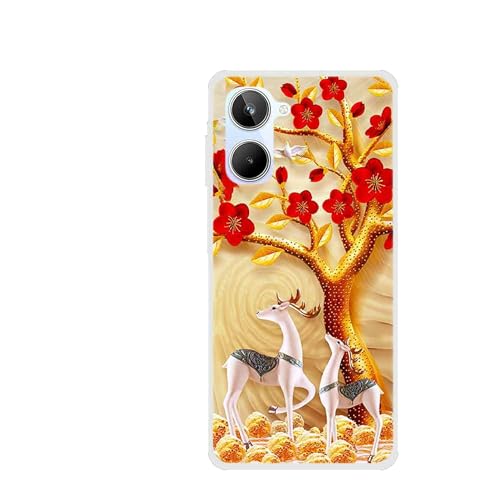 Lucyliy Realme 10 4G�P�[�X�ATPU�V���R�� Realme 10 4G�t�H���P�[�XJc-27�Ή�