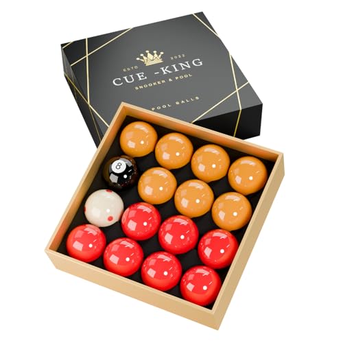 Balles de billard Cue-King complet de 16 pièces en 5,1 cm pour vos soirées de loisir entre amis