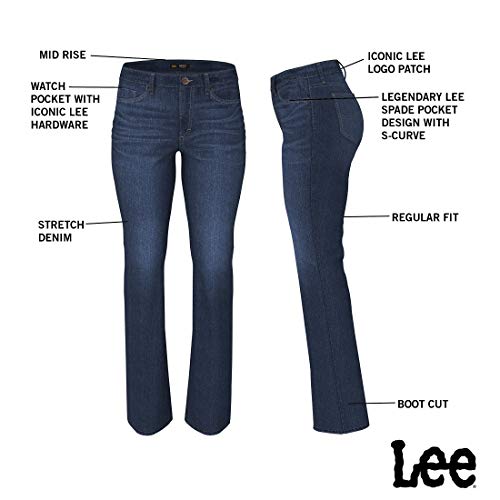 Lee Women's Legendary Mid Rise Bootcut Jean Compass 12 #TOP5