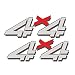 Tires FX 1999-2006 Chevy Silverado 4x4 (Set of 2 Decals) Bed Side 1500 2500 HD