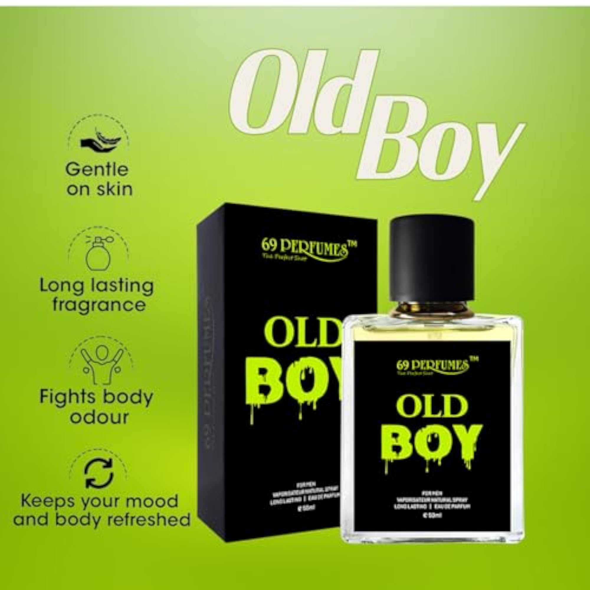 Old Boy Eau de Parfum for Men, 50ml, Long Lasting