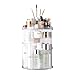 Produktbild HUANGRONG 360-Grad-Rotating Makeup Organizer-Bürstenhalter Schmuck-Organisator-Fall Schmuck-Verfassungs-Kosmetik-Aufbewahrungsbehälter-Regal Make Up Organizer