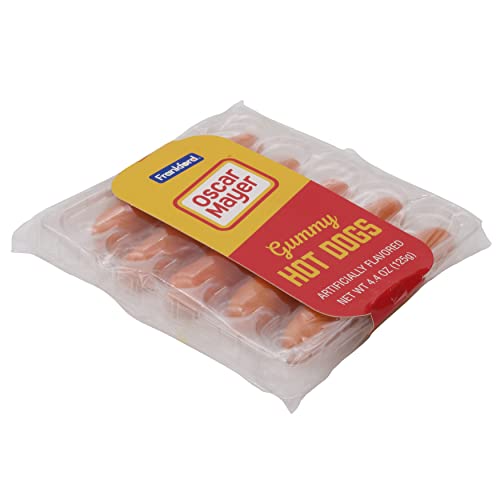 Oscar Mayer 5Ct Gummy Hot Dogs, 2Pk, 8.8Oz, Fruit Flavored, By Frankford Candy #TOP7