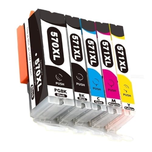 Cartouches d'encre PGI-570 CLI-571 pour imprimantes MG5750 MG6850