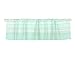 Mint Green Tribal Print Window Valance by The Peanut Shell - 100% Cotton Sateen