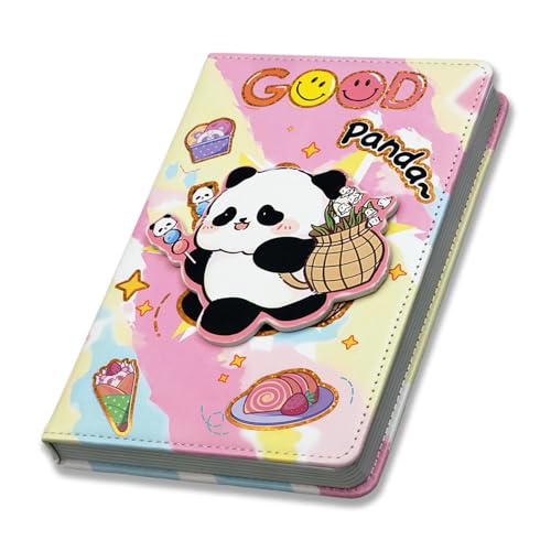 Image of COI Good Panda Cute Diary - 192 Pages Hardcover Journal Notebook for Kids, Girls & Panda Lovers