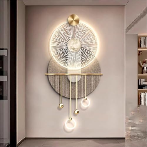 Metal Artwork For Wall Art Painting 3D LED Metal Art，lighted