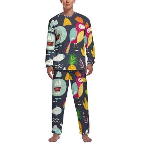 Ensemble de pijama homme haut et bas en textile premium et finitions soignées