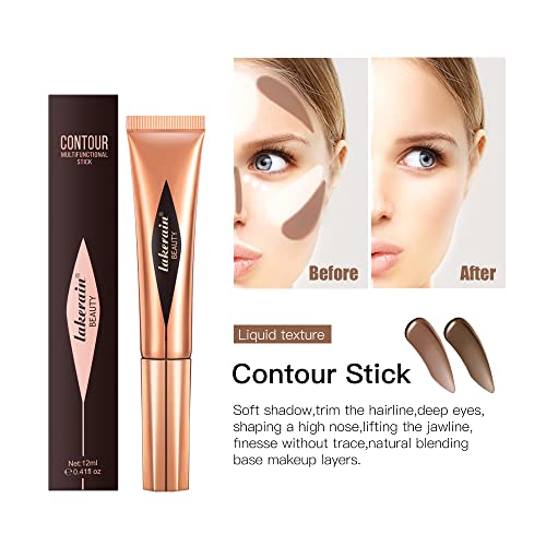 Liquid Contour Beauty Wand, Cream Blush Highlighter Contour With Cushion Applicator Liquid Highlighter Face Bronzer Natural Super Silky Blush Stick Beauty Light Wand (# Color 06) - Image 5