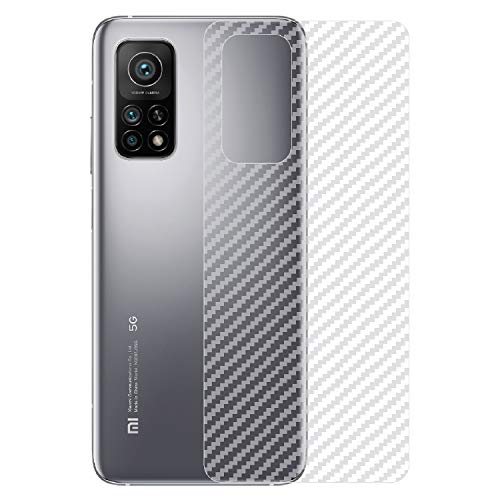 Image of Compatible with Redmi 10T (5G) Back Screen Protective Film Carbon Fiber Skin Transparent Screen Guard Sticker