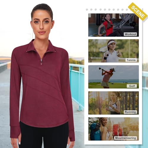 Image of Cucuchy Womens V Neck Golf Polo Shirts Moisture Wicking Sports Workout Tops