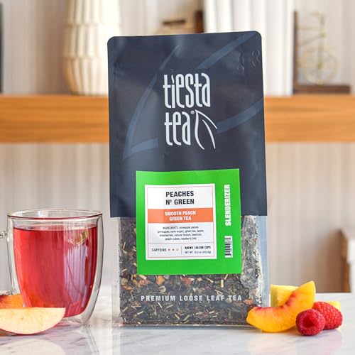 image for Tiesta Tea - Peaches N´ Green, Smooth Peach Green Tea, Premium Loose 