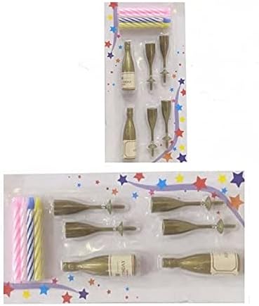Champagne Bottle Shape Cake Candle for Boy Or Girl Birthday, Wedding, Bachlor Party