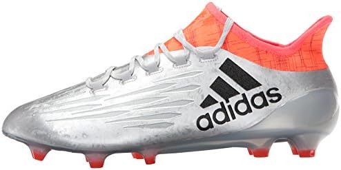 adidas Men's X 16.1 FG Soccer Cleats, 9.0 D(M) US, Silver Metallic/Core Black/Solar Red | Image 7