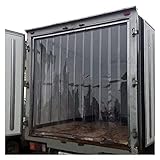 cortina para aire acondicionado portatil 【Diseño claro】Casi transparente, este toldo a rayas brinda una alta visibilidad para que pueda ver a través, lo que agrega seguridad y alta eficiencia para que sus operaciones funcionen sin problemas