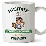 bandonéon alfred arnold occasion  MUGFFINS Tazas para BANDONEONISTA hombre - En Catalán - Millor Univers Trofeu - 11 oz / 330 ml - Regalo original y divertido