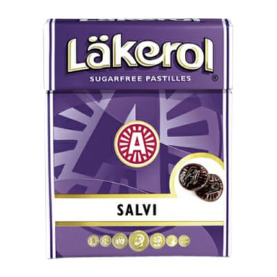 Lakerol Salvi - Pastillas de regaliz salado y viola 100g