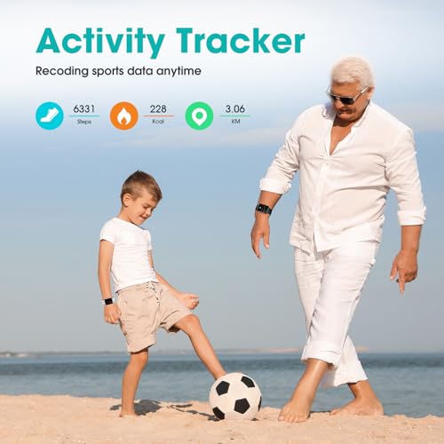 Pedometer Watch Senior Friendly No App/Phone Required, Waterproof Fitness Tracker Watch with Step Counter Calories/Sleep Tracker for Walking Running for Men Women