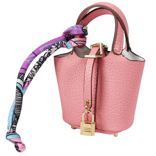 Image of Bag Charm for Handbags Decoration,Mini Leather Bag Keychain,Fashion KeyChain Accessory For Handbags Purse