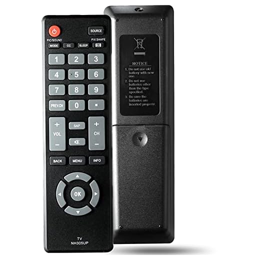 NH305UD Universal Remote Control fit for All Emerson LCD HDTV Smart TV