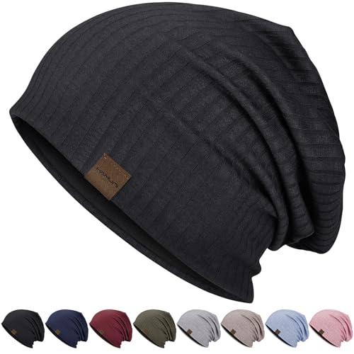 HAMUNI Slouchy Beanie Hip-Hop Weiche Leichte Laufende Beanie Mütze...