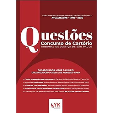 Capa do livro Questões Concurso de Cartório Tribunal de Justiça de São Paulo