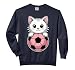 Cats Soccer Funny Soccer Comfort Colors Adult Sweatshirt
