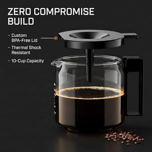 1.25L Coffee Pot Replacement for Technivorm 89830 Coffee Maker, 10 Cup Carafe Replacement with Sturdy Glass Compatible With Moccamaster KBG/CDG/KBGV Select/CD Series Coffee Machines - Image 2