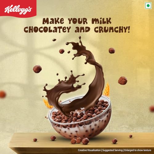 Image of Kellogg's Multigrain Chocos Chotta Ladoo 340g / 350g /391g | With Chotta Bheem Cut Out Mask | Source of Calcium, High in Protein, with 10 Essential Vitamins & Minerals | Breakfast Cereal for Kids