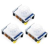 HC-SR PIR 501 Módulo RUIZHI 3 Piezas HC-SR PIR 501 Sensor de Infrarrojos Humano HC-SR Telémetro SensorCompatible con Arduino