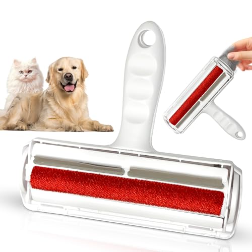 ChomChom Pet Hair Remover for Furniture Lint Roller for Dog and Cat Hair Reusable and Easy to Clean Blue