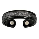 Generisch Anillos magnéticos para mujer – Anillo magnético de diseño abierto para mujer, elegante joya de aleación para los dedos, anillo ajustable para mujer, para noche, sueño, hogar, trabajo