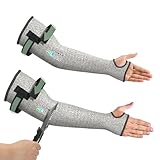 Schwer PRO-SKIN ANSI A6 Cut Resistant Sleeves, PFAS Free Arm Sleeves for Men and Women, High Risk Arm Protection Sleeves for Thin Skin, Gardening Sleeves for Farming, Protective Sleeves for Arms