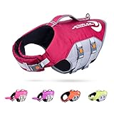 Chaleco salvavidas para perros con asa de rescate: los chalecos salvavidas para perros tienen un asa superior para un mejor control. Se puede usar para sacar a su mascota del agua cuando sea necesario
