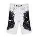 DEHAHA Lion Men's MMA Training Suits Elastic Rash Guard Shirts Spats for Grappling, X-Large