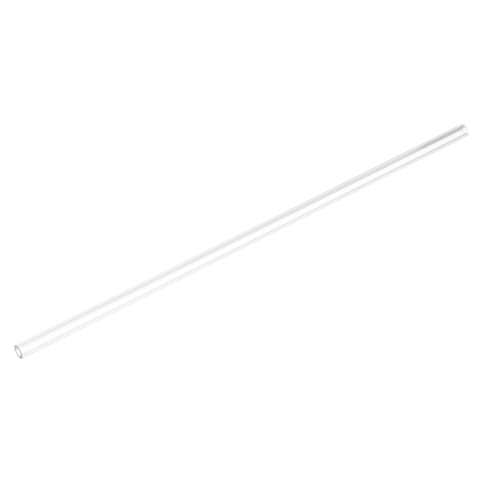 uxcell 2pcs Clear Rigid Tubing Pipe 4.8mm(3/16") ID x 8.8mm OD 1Ft(305mm) Round Plastic Polycarbonate Tube