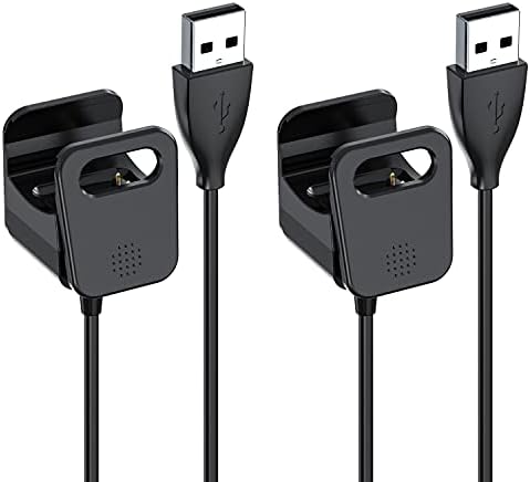 Smartwatch Charger Cable for Fitbit Charge 4 (Only) 2 Pack, Ancable 50cm Fitbit Charge 4 Charger UK Replacement Charging Cord Charger Cable Compatible with Fitbit Charge 4 Fitness Tracker