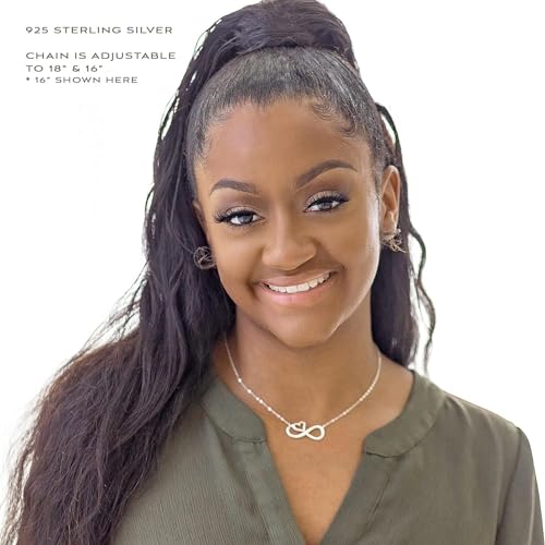 EFYTAL Mother Daughter Necklace, Sterling Silver or 14K Gold Mothers Day Gifts for Daughter, Mom Necklace for Women, Jewelry for Mom Birthday3