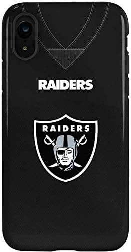 Skinit Pro Phone Case Compatible with iPhone XR - Officially Licensed NFL Las Vegas Raiders Team Jersey Design