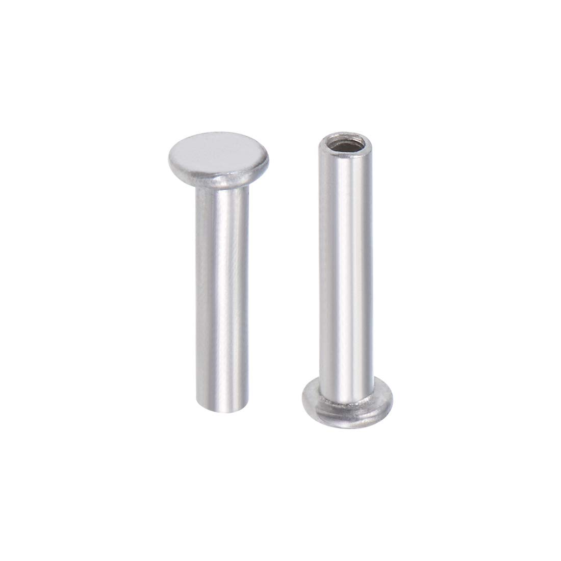 Aluminum Rivets - 100 Pack Semi-Tubular Rivets -11