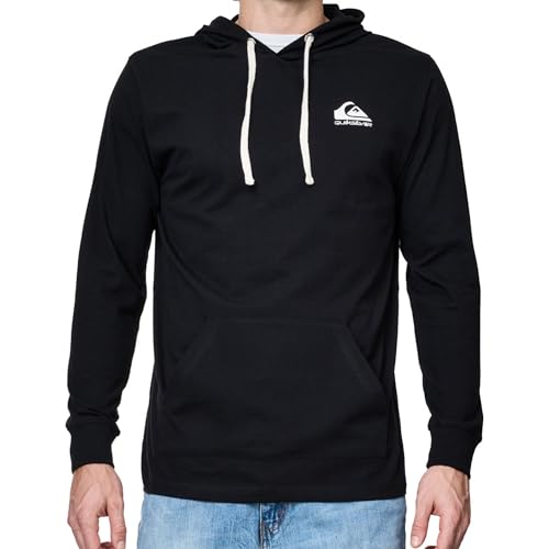 Quiksilver Hoodies for Men, Big and Tall Jersey Pullover Lightweight Sweatshirts for Men, Cotton Casual Hoodie