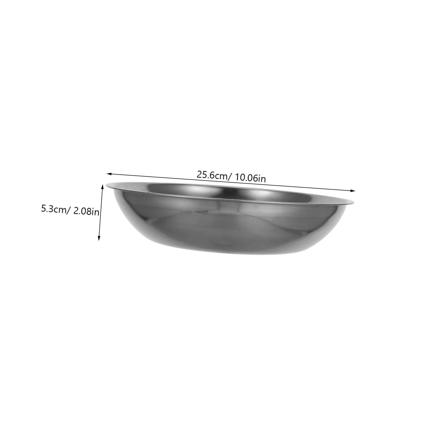 Mobestech Electronic Scale Tray 25cm Stainless Steel Food Weighing Pan Lightweight Reusable for Kitchen Efficiency