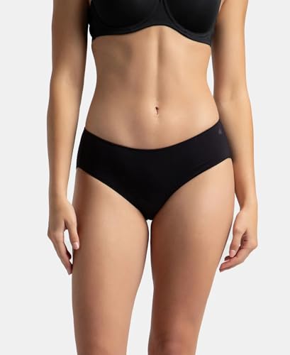 Image of Jockey 1802 Women's High Coverage Micro Modal Elastane Stretch Mid Waist Hipster with Ultrasoft Concealed Waistband (Pack of 2)