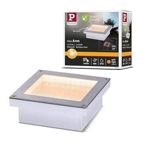 Paulmann Lampe solaire encastrée Aron Cover