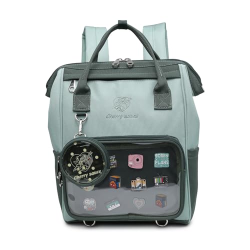 CHERRY SAUCE Ita Bag Pin Kawaii Cute Display Mommy Backpack for School Anime Cosplay with Insert