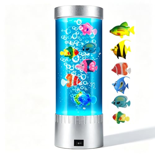 impcenst Bubble Fish Lamp, LED Aquarium Sensory...