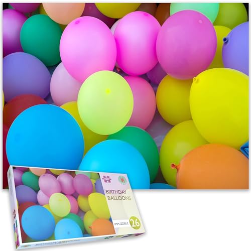 Geburtstagsballons - Impuzzible Nr. 26 - 1000 Teile Puzzle
